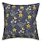 Navy Spring Pattern Indoor/Outdoor Pillow